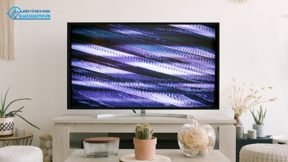 màn hình tivi bị co lại