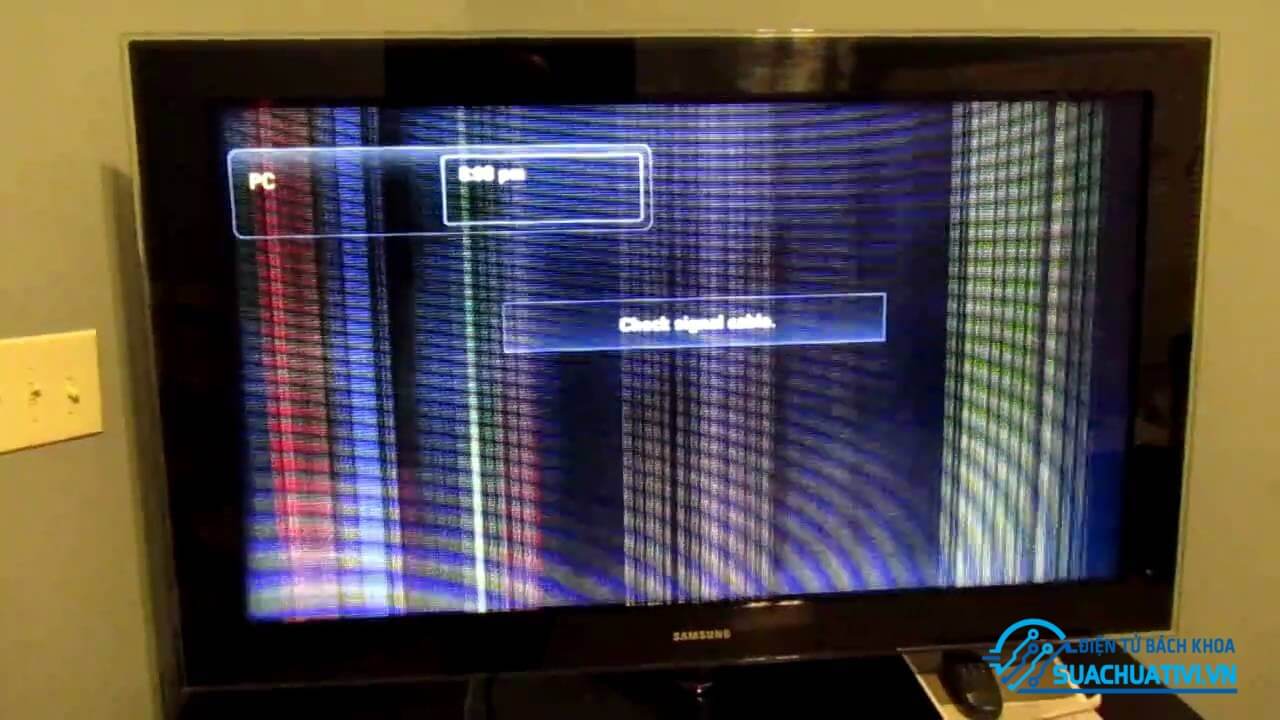 cách sửa tivi bị mất màu