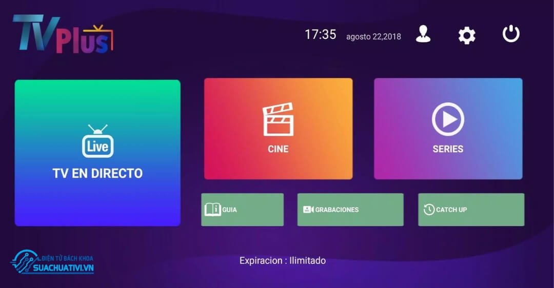 Ứng dụng TV Plus Ứng dụng TV Plus